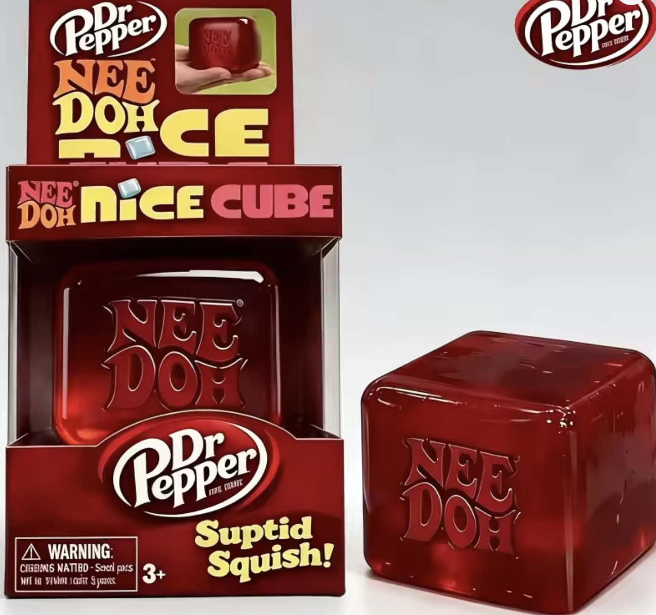NeeDoh Dr Pepper Nice Cube Limited Edition Squeeze Toy needoh-dr-pepper-nice-cube-limited-edition-squeeze-toy
