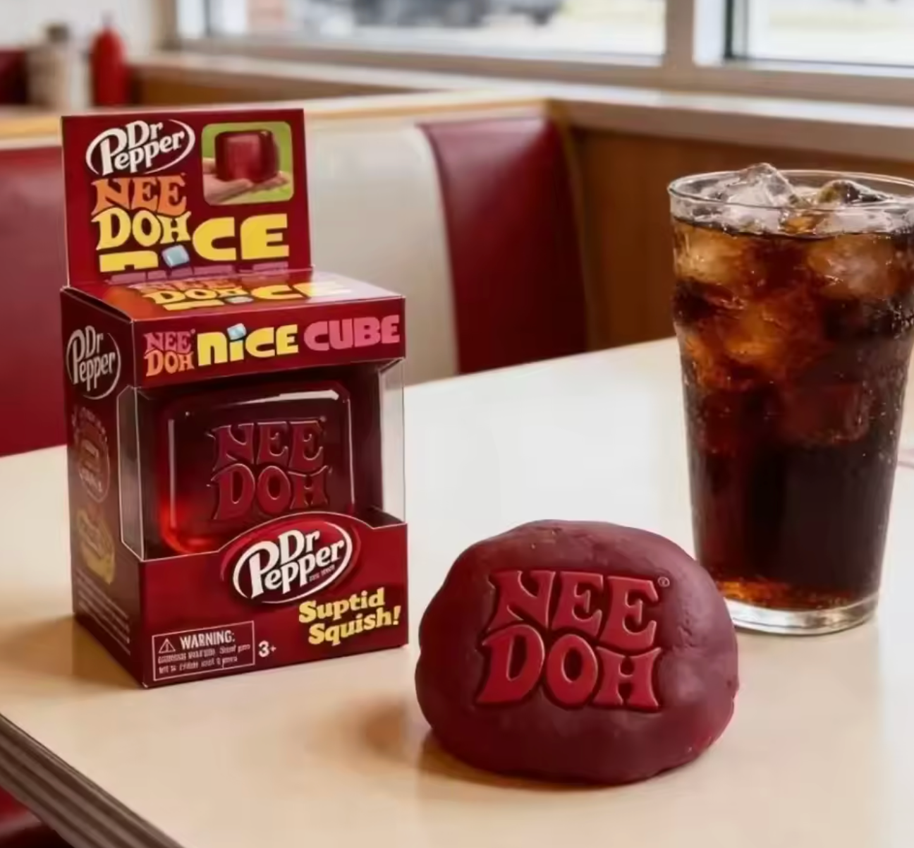 NeeDoh Dr Pepper Nice Cube Limited Edition Squeeze Toy needoh-dr-pepper-nice-cube-limited-edition-squeeze-toy