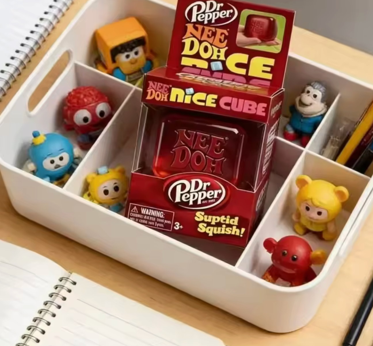 NeeDoh Dr Pepper Nice Cube limited edition collection gift display authentic Schylling