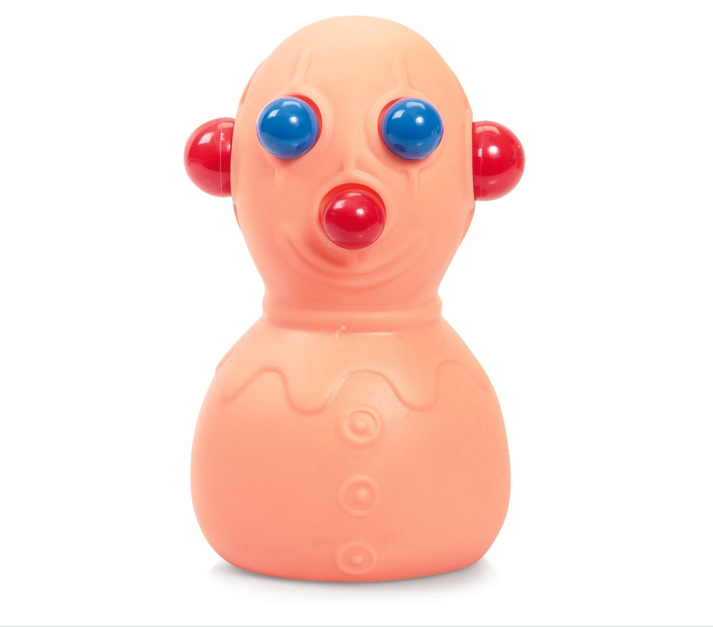 Panic Pete squeeze toy stress relief fidget toy with pop out eyes ears and nose for anxiety relief