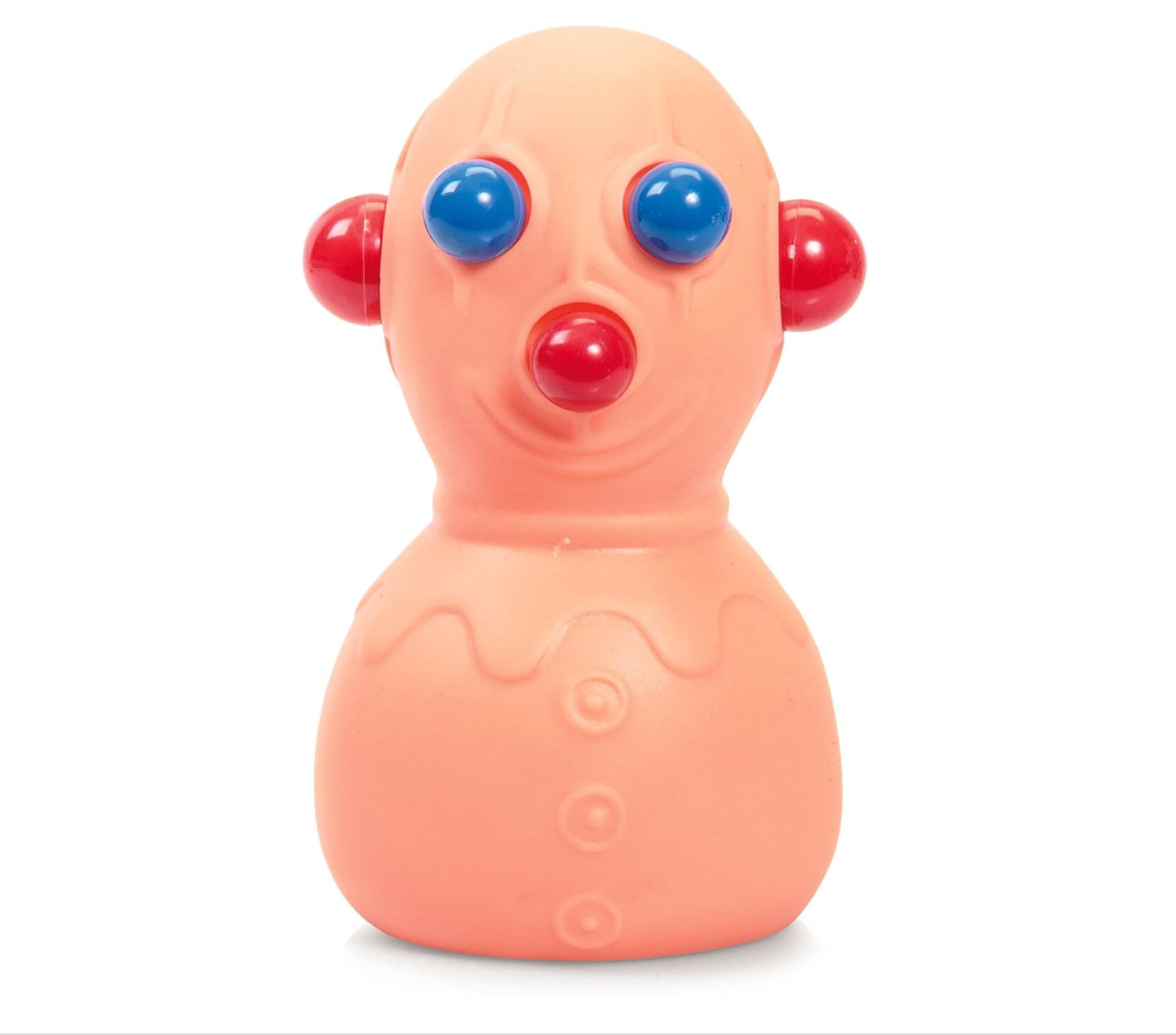 Panic Pete squeeze toy stress relief fidget toy with pop out eyes ears and nose for anxiety relief