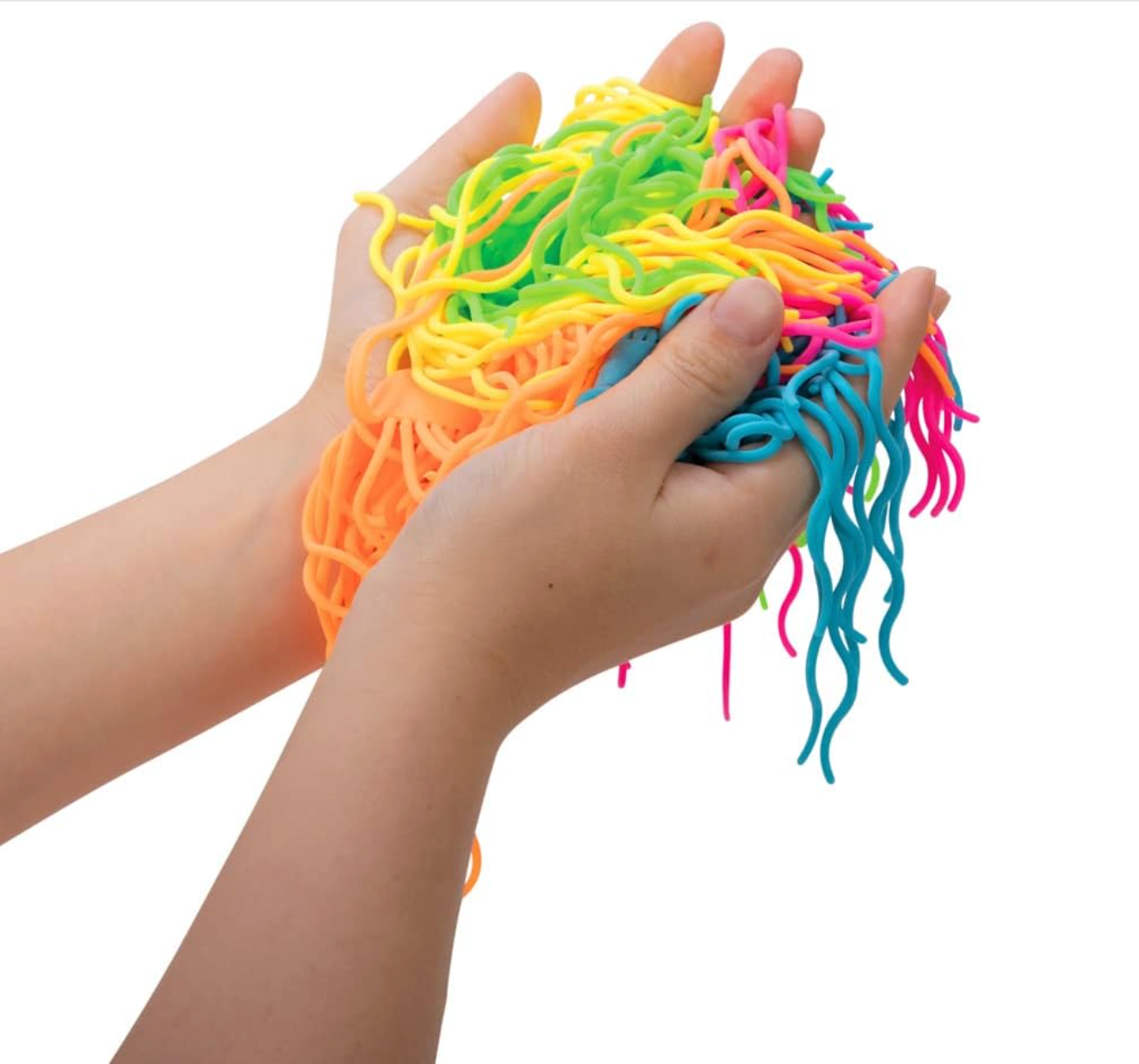 Ramen Noodles fidget toy stretchy sensory noodle toy for stress relief and playful tactile interaction