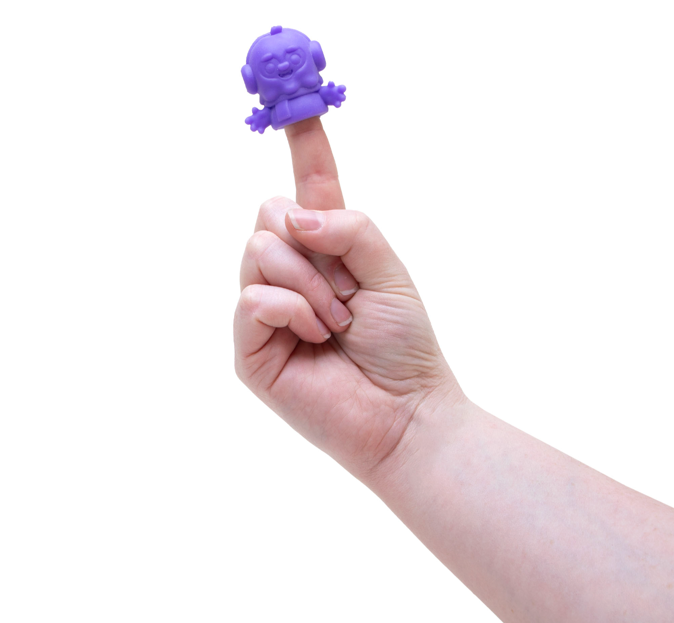 Collection of 24 colorful Teenie NeeDoh sensory squish toys from the holiday advent calendar